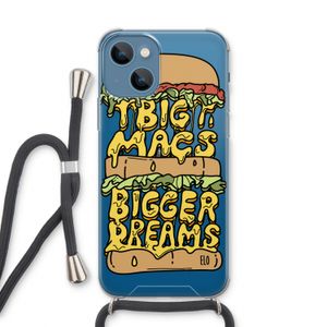 Big Macs Bigger Dreams: iPhone 13 Transparant Hoesje met koord