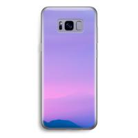 Sunset pastel: Samsung Galaxy S8 Transparant Hoesje - thumbnail