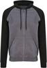 Just Cool JH063 Baseball Zoodie - Charcoal (Heather) - L