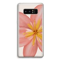 Pink Ellila Flower: Samsung Galaxy Note 8 Transparant Hoesje