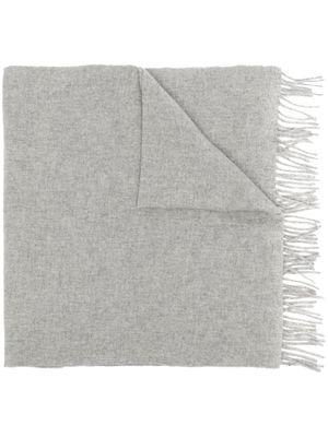 TOTEME écharpe en maille à franges - Gris