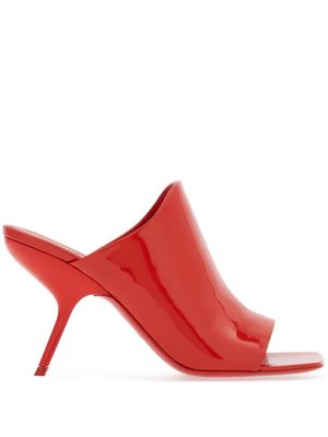 Ferragamo mules à bout ouvert 85 mm - Rouge