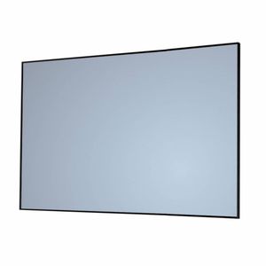 Badkamerspiegel Sanicare Q-Mirrors 70x70x2 cm Zwart Sanicare