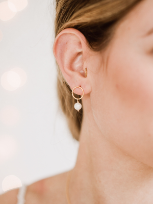 Perlenbräute Toni Oorbellen