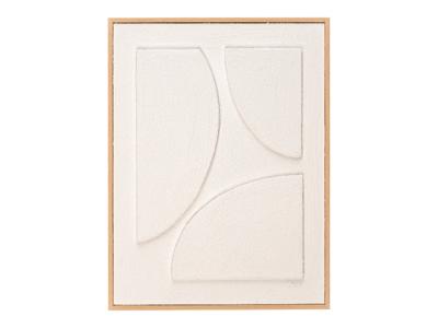 LIVARNO home Canvas muurdecoratie 3D (Wit)
