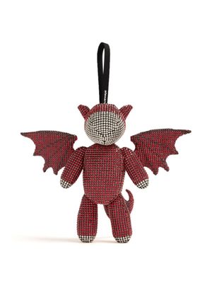 Alexander Wang mini pochette Dragon à ornements en cristal - Rouge