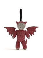 Alexander Wang mini pochette Dragon à ornements en cristal - Rouge