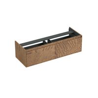 Onderkast Forzalaqua Reno 140x51x40 cm 2 Lades Softclose Eiken Castle Brown Forzalaqua