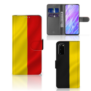 Samsung Galaxy S20 Bookstyle Case Belgische Vlag