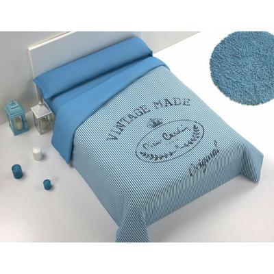 Dekbedovertrek set Hosteline MADE Blauw Bed van 180 4 Onderdelen