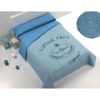 Dekbedovertrek set Hosteline MADE Blauw Bed van 180 4 Onderdelen