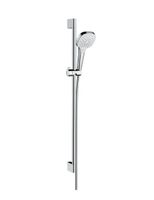 Hansgrohe Croma Select E doucheset waterbesparend met 3 standen handdouche en glijstang 90cm chroom - thumbnail