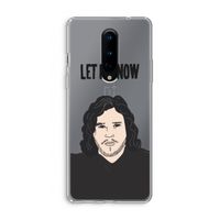 Let It Snow: OnePlus 8 Transparant Hoesje Let It Snow: OnePlus 8 Transparant Hoesje