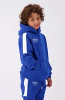 Black Bananas Stripe Hoodie Kids Blauw - Maat 104 - Kleur: Blauw | Soccerfanshop - thumbnail