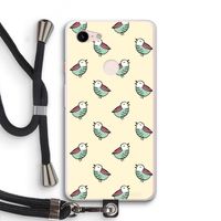 Vogeltjes: Pixel 3 XL Transparant Hoesje met koord