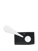 Moschino ^ pochette à appliqué point d'exclamation - Noir
