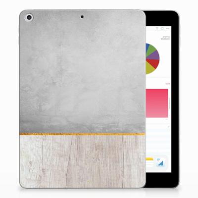 Apple iPad 9.7 2018 | 2017 Silicone Tablet Hoes Wood Concrete Apple iPad 9.7 2018 | 2017 Silicone Tablet Hoes Wood Concrete
