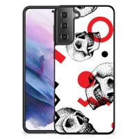 Telefoonhoesje Samsung Galaxy S21 Plus Skull Red
