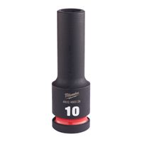 Milwaukee Accessoires SHOCKWAVE Krachtdop 1/2" lang 10 mm | 1 stuk - 4932480328