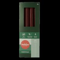 Dinerkaarsen 230/20 velvet red 8 Stuks