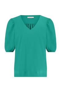 Studio Anneloes Lacee Top 09989 T-shirt Korte Mouw 7303 Smaragd