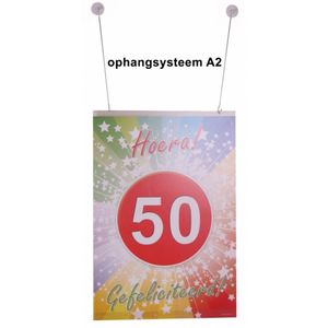 Ophangsysteem voor A2 poster - Feestdecoratievoorwerp