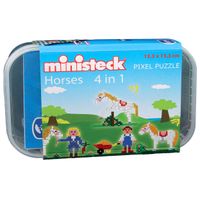 Ministeck Horses 4in1 - Plastic Box - 500pcs - thumbnail