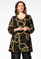 Yoek Tuniek PARIS wide bottom | Zwart | Maat 58/60