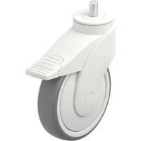 Blickle LWK-TPA 126KF-FI-GS12 Zwenkwiel met rem Wieldiameter: 125 mm Draagvermogen (max.): 110 kg 1 stuk(s)