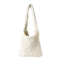 Crossbody tas bloemen - wit - nylon