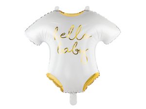 Folieballon baby romper &apos;Hello Baby&apos;