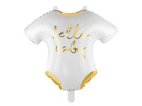 Folieballon baby romper 'Hello Baby'