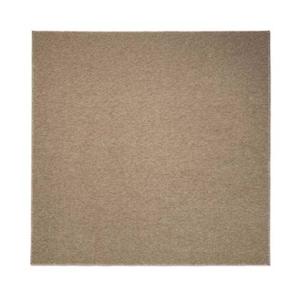 Tapeso Vierkant vloerkleed Lush - beige - 140x140 cm