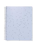 051 Collegeblok A4 Gelinieerd Sterren (blauw)