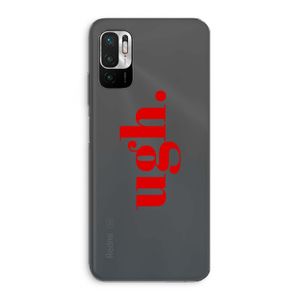 Ugh: Xiaomi Redmi Note 10 5G Transparant Hoesje
