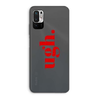 Ugh: Xiaomi Redmi Note 10 5G Transparant Hoesje