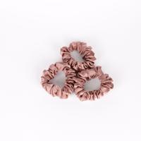 Zijden Scrunchies Groot Rosegold