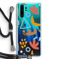 Abstract: Huawei P30 Pro Transparant Hoesje met koord