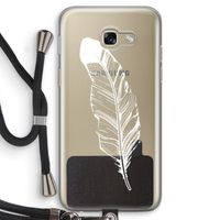 Pluim: Samsung Galaxy A5 (2017) Transparant Hoesje met koord