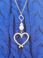 Pearl Heart Shape Necklace - thumbnail