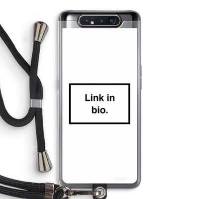 Link in bio: Samsung Galaxy A80 Transparant Hoesje met koord