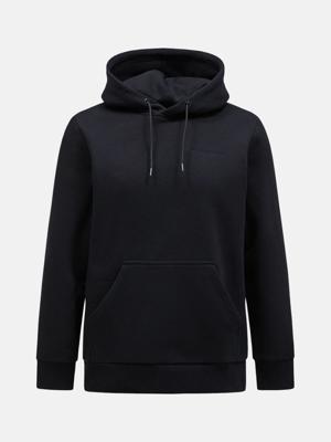 Peak Performance Original Small Logo Hood Trui Heren Black M