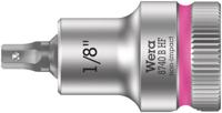 Wera 8740 B HF Binnenzeskant Zyklop Bitdop met 3/8"-aandrijving met vasthoudfunctie, 1/8" x 35 mm - 1 stuk(s) - 05003080001