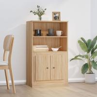 Hoge kast 60x35,5x103,5 cm bewerkt hout sonoma eikenkleurig