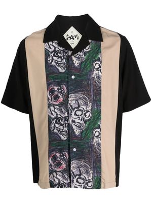 Perks And Mini chemise à imprimé tête de mort - Noir