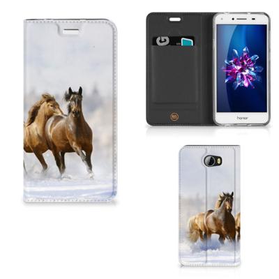 Huawei Y5 2 | Y6 Compact | Hoesje maken | Paarden