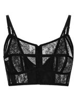 Dolce & Gabbana soutien-gorge à détails en dentelle - Noir