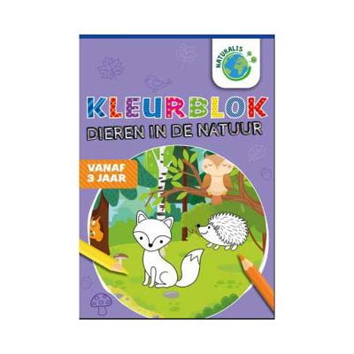 Wins Holland Kleurblok dieren in de natuur - vanaf 3 jaar