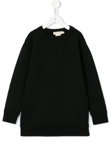 Andorine robe-sweat à bords francs - Noir