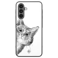 Samsung Galaxy A17 hoesje - Peekaboo kat